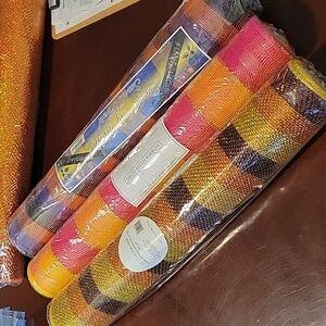 3 Deco Mesh Rolls